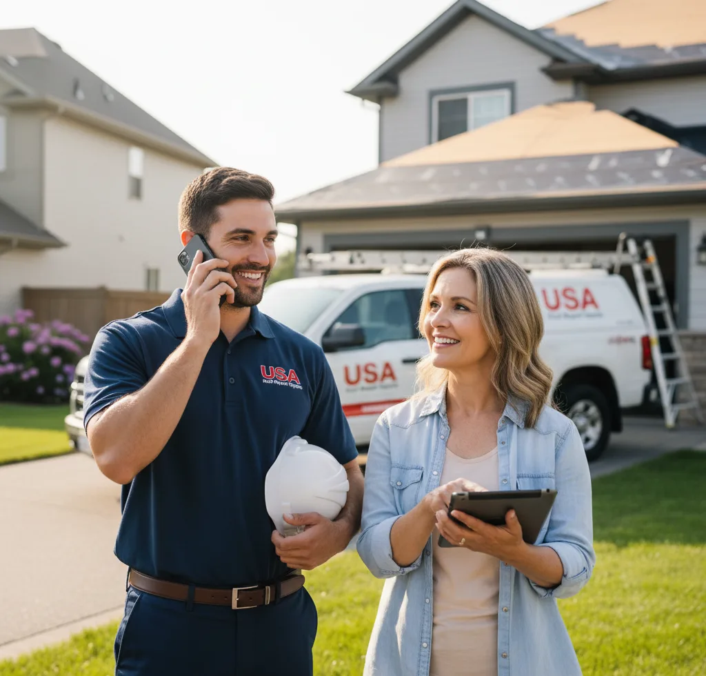 USA Roof Repair Experts customer support in Stanford
